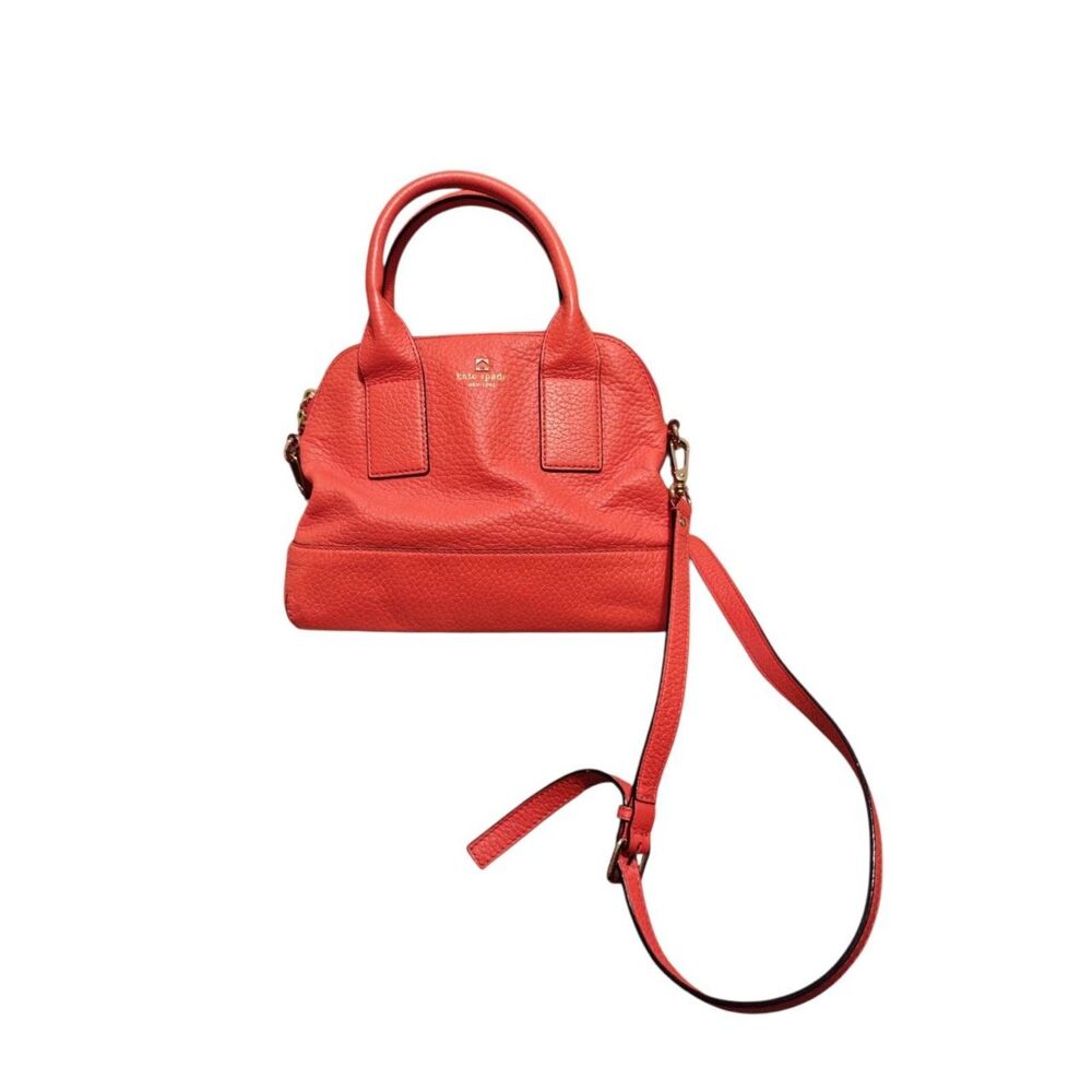 Kate Spade Southport Avenue Small Jenny red leather satchel